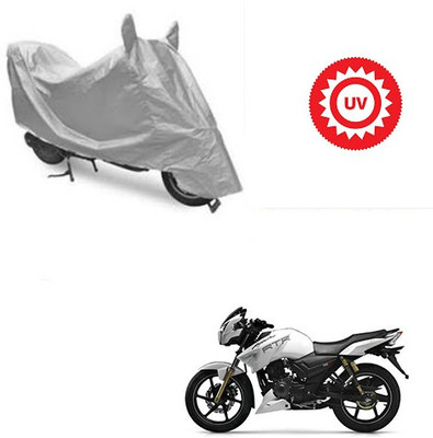 Atulit enterprises Waterproof Two Wheeler Cover for Royal Enfield(Battle Green, Silver)