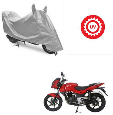 Atulit enterprises Two Wheeler Cover for Bajaj(Pulsar 200 NS DTS-i, Silver)