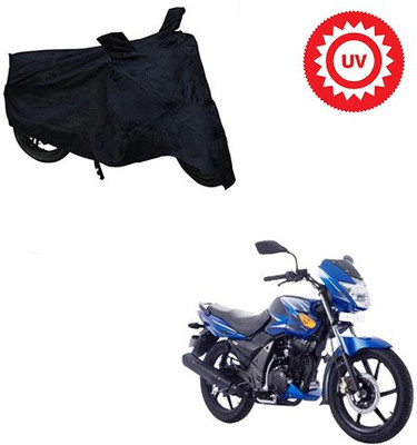 Atulit enterprises Two Wheeler Cover for TVS(Flame SR125, Black)