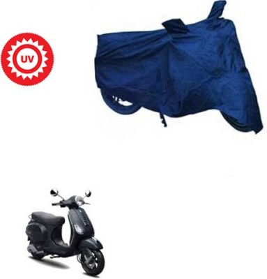 Feel heaven Waterproof Two Wheeler Cover for Piaggio(Vespa LX, Blue)