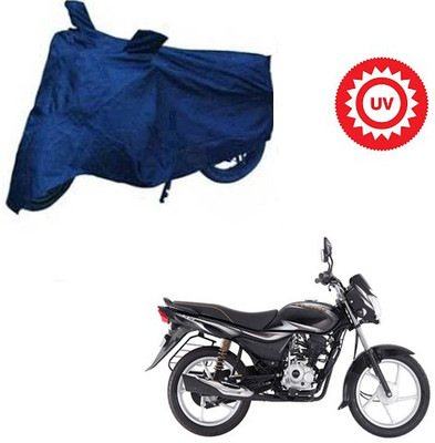 Feel heaven Waterproof Two Wheeler Cover for Bajaj(Platina 100 DTS-i, Blue)