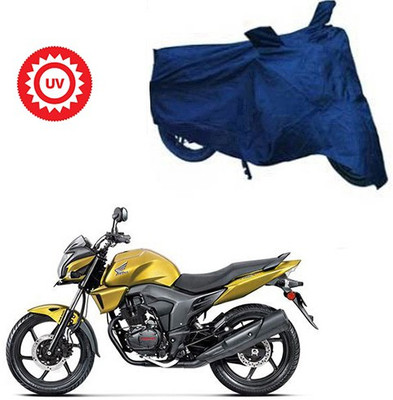 Feel heaven Waterproof Two Wheeler Cover for Honda(CB Trigger, Blue)