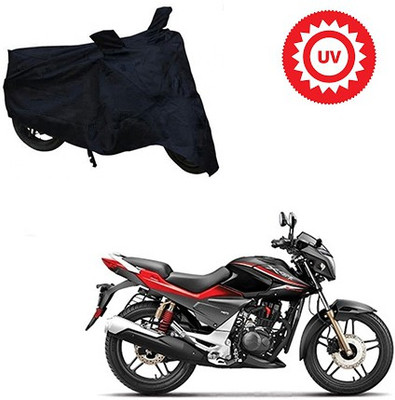 Feel heaven Waterproof Two Wheeler Cover for Hero(CBZ Extreme, Black)
