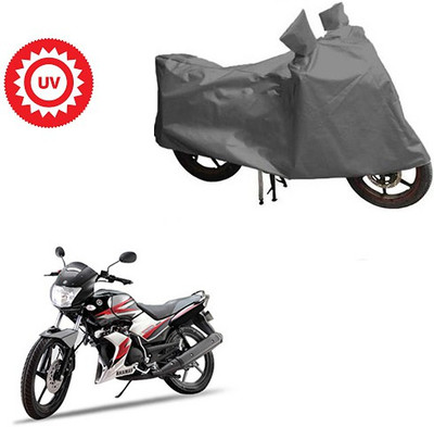 Feel heaven Waterproof Two Wheeler Cover for Yamaha(SS 125, Grey)