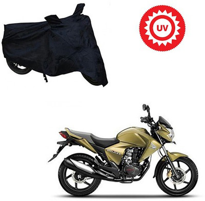 Atulit enterprises Waterproof Two Wheeler Cover for Honda(Unicorn Dazzler, Black)