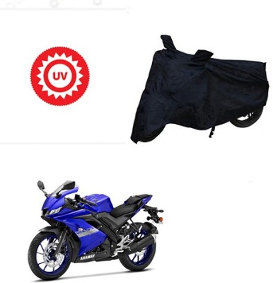 MMSSTAR Waterproof Two Wheeler Cover for Yamaha(R15 V3, Black)