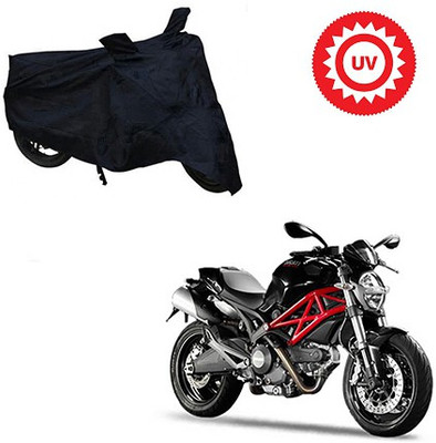 Feel heaven Waterproof Two Wheeler Cover for Ducati(Monster 796 S2R, Black)