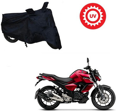 SRENTERPRISES Two Wheeler Cover for Yamaha(FZ-S, Black)