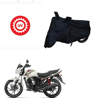 SRENTERPRISES Two Wheeler Cover for Suzuki(Sling Shot Plus, Black)