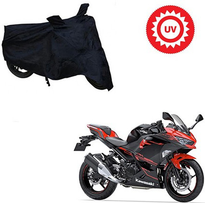 Atulit enterprises Two Wheeler Cover for Kawasaki(Ninja 250, Black)