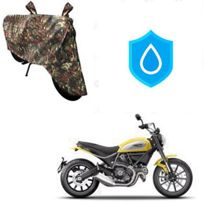 Mdstar Waterproof Two Wheeler Cover for Ducati(Scrambler, Multicolor)