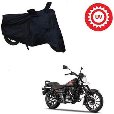 SRENTERPRISES Two Wheeler Cover for Bajaj(Avenger 220 Street, Black)