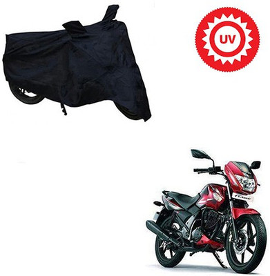 Mdstar Waterproof Two Wheeler Cover for TVS(Flame, Black)