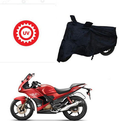 SRENTERPRISES Two Wheeler Cover for Hero(Karizma ZMR, Black)