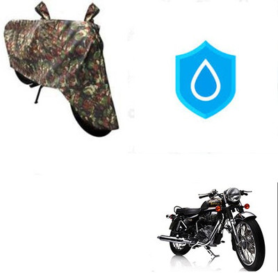 HYBRIDS COLLECTION Waterproof Two Wheeler Cover for Royal Enfield(Electra Delux, Multicolor)