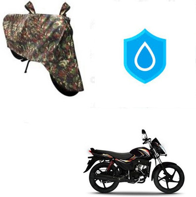 Atulit enterprises Waterproof Two Wheeler Cover for Mahindra(Pantero, Multicolor)