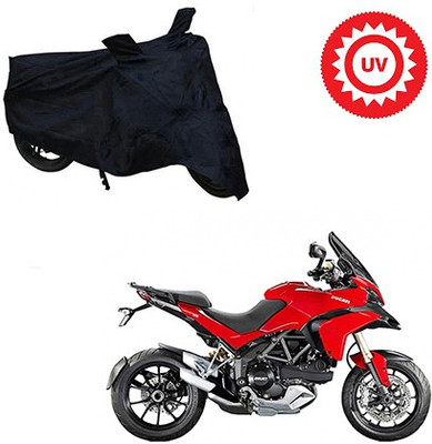 Atulit enterprises Two Wheeler Cover for Ducati(Multistrada, Black)