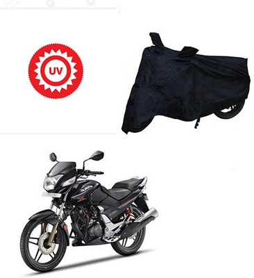 Mdstar Waterproof Two Wheeler Cover for Hero(CBZ, Black)