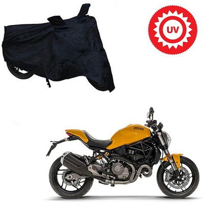 Atulit enterprises Two Wheeler Cover for Ducati(Monster 821, Black)
