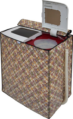 LITHARA Semi-Automatic Washing Machine  Cover(Width: 88.9 cm, Multicolor)