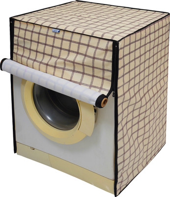 LITHARA Front Loading Washing Machine  Cover(Width: 60.96 cm, Beige, Brown)