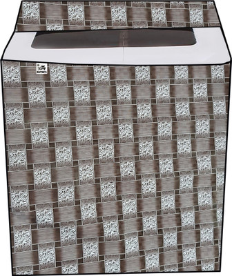 KingMatters Semi-Automatic Washing Machine  Cover(Width: 82 cm, Grey)
