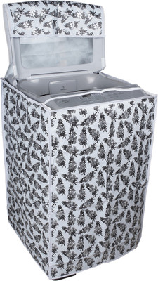 Classic Top Loading Washing Machine  Cover(Width: 63 cm, Black & White)