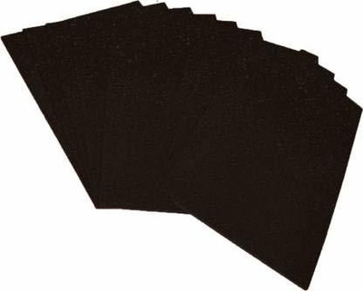 manrish Foam Sheets for Craft, School Projects, DIY Projects (Pack of 10,Black) unruled 2mm 100 gsm A4 paper(Set of 10, Black)