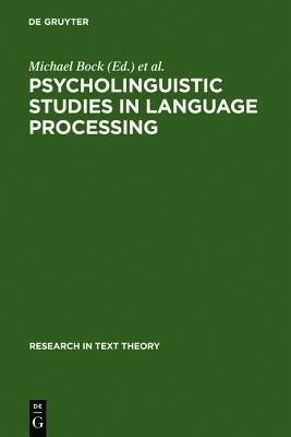 Psycholinguistic Studies in Language Processing(English, Hardcover, unknown)