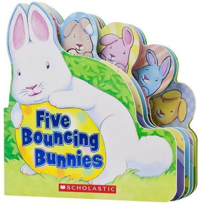 Five Bouncing Bunnies(English, Board book, Karr Lily)