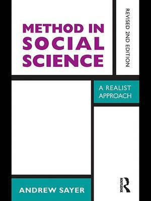 Method in Social Science(English, Electronic book text, Rew Sayer)