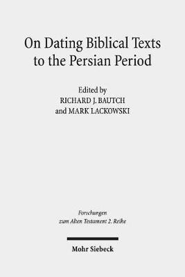 On Dating Biblical Texts to the Persian Period(English, Paperback, unknown)
