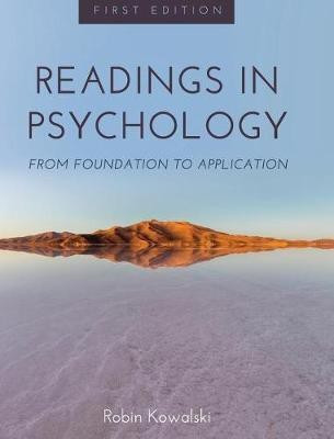 Readings in Psychology(English, Hardcover, Kowalski Robin)