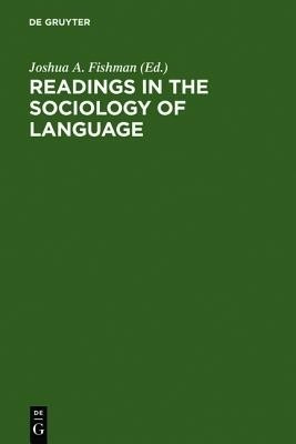 Readings in the Sociology of Language(English, Hardcover, unknown)