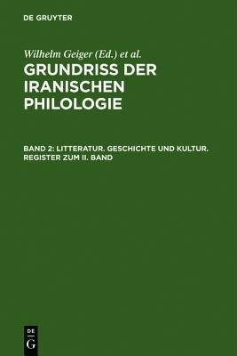 Litteratur, Geschichte Und Kultur, Register Zum II. Band(German, Hardcover, unknown)