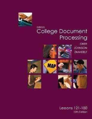 Gregg College Keyboarding & Document Processing (Gdp), Lessons 121-180 Text(English, Paperback, Ober Scot Ph.D.)