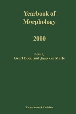 Yearbook of Morphology 2000(English, Paperback, unknown)