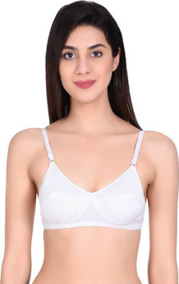 Cyxus 4G Women Full Coverage Non Padded Bra(White)