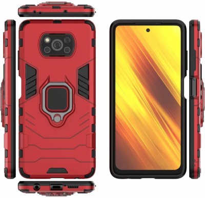 Wellchoice Back Cover for POCO X3(Red)