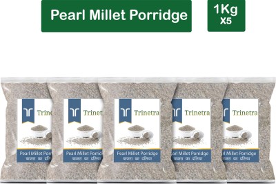 Trinetra Best Quality Bajra Daliya (Pearl Millet Porridge)-1Kg (Pack Of 5) Pouch(5 x 1000 g)