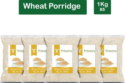 Trinetra Best Quality Gehun Daliya (Wheat Porridge)-1Kg (Pack Of 5) Pouch(5 x 1000 g)