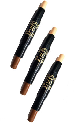 GFSU Professional 3D BALM CONTOUR HIGHLIGHTER CONCEALER STICK Concealer(Multi Color, 18.6 g)