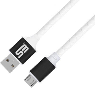 SB Micro USB Cable 2 A 1.2 m Micro USB Cable PVC Braided QC 3.0 Fast Charging And Data Sync Data Cable(1.2 Meter, Black) Compatible with Micromax Canvas Pace 4G, Micromax Canvas1, Micromax Canvas 2 Plus, Micromax iOne.(Compatible with Micromax Canvas Pace 4G, Micromax Canvas1,, Black, One Cable)