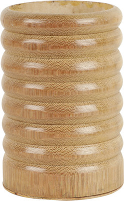 GoBamboos 1 Compartments Bamboo Pen Stand(Beige)