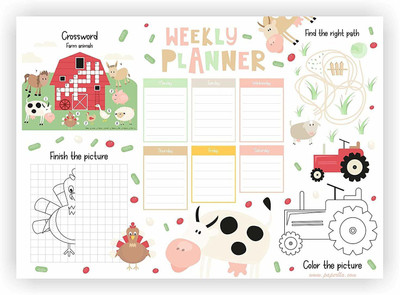 PAPERLLA Handmade A5 Planner/Organizer RULED 50 Pages(Multicolor)