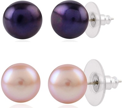 KNK JEWELLERY Princess Delight Mother of Pearl Alloy Stud Earring