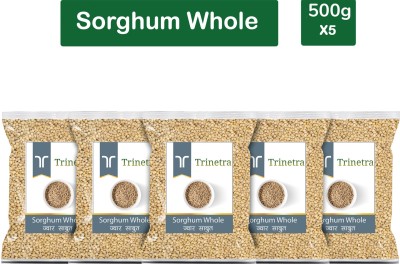 Trinetra Best Quality Jowar Sabut (Sorghum Whole Grain)-500gm (Pack Of 5) Sorghum(2.5 kg, Pack of 5)