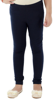 Kids Cave Indi Legging For Girls(Blue Pack of 1)