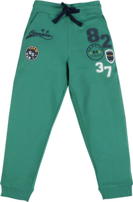 Plum Tree Track Pant For Boys(Green, Pack of 1)