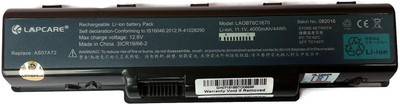 LAPCARE COMPATIBLE Aspire 4220 4310 4520 4710 4920 Series Laptop Battery 6 Cell Laptop Battery